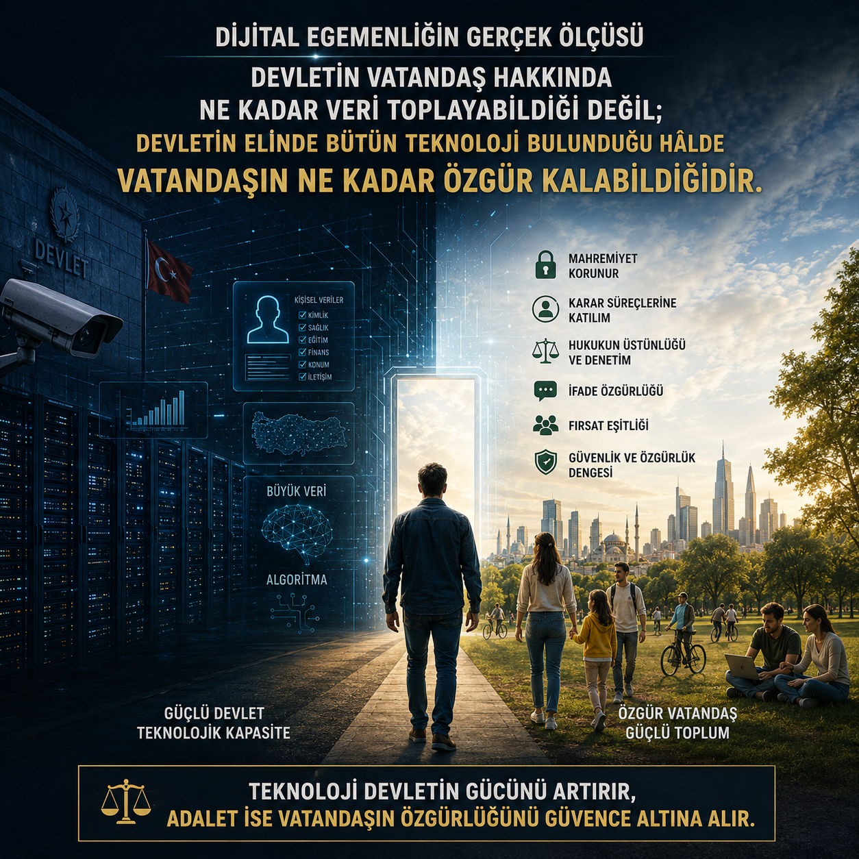 Kendi Vatandaşını Algoritmanın Tebaası Hâline Getiren Bir Devlet Olmamak