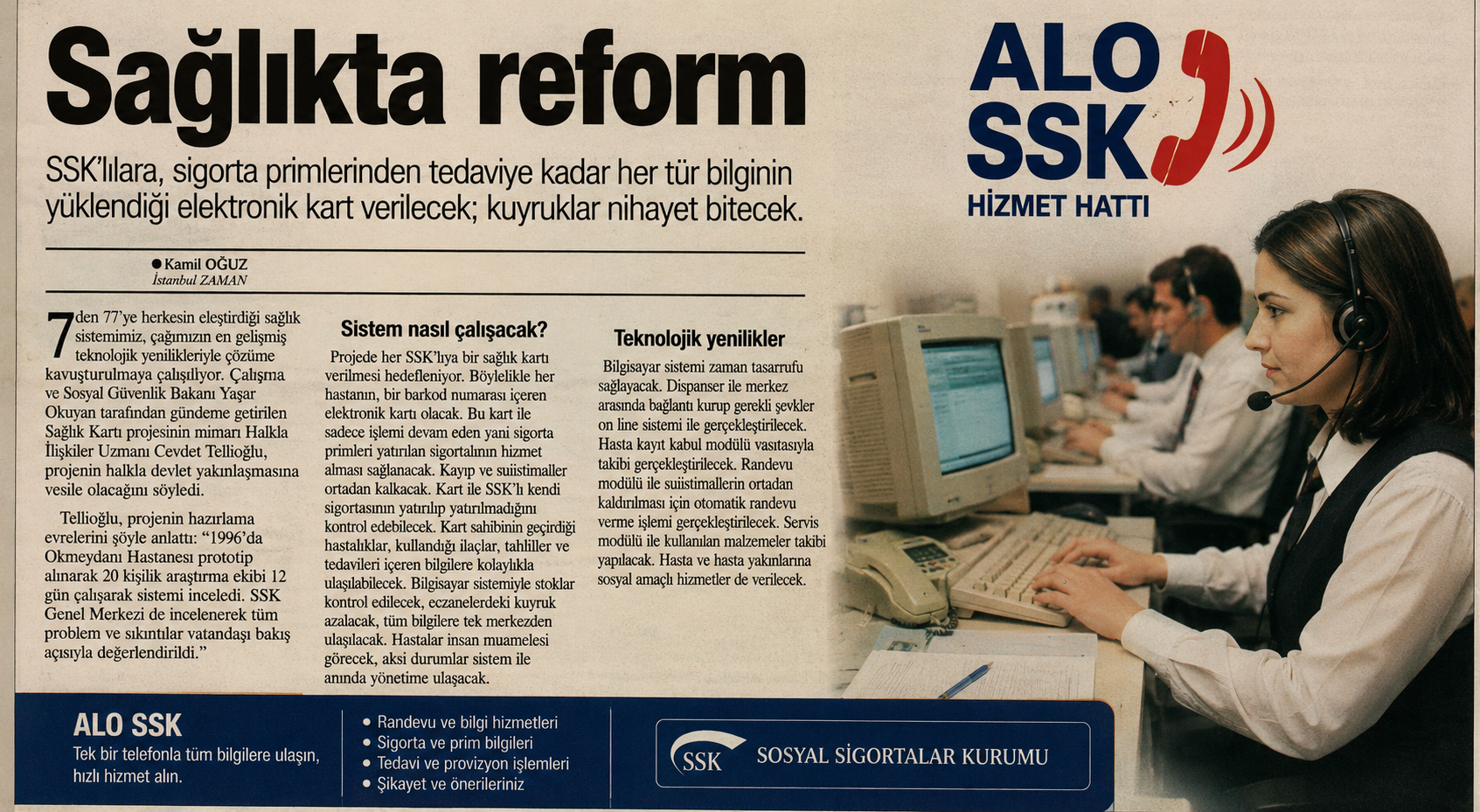 Alo SSK ve Sağlıkta Dijital Dönüşümün İlk Adımı