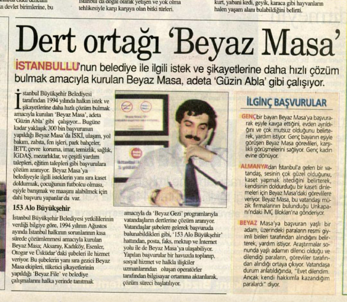 Beyaz Masa Başlangıç