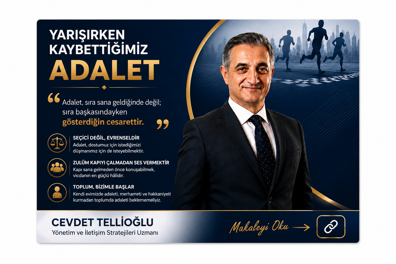 Yarışırken Kaybettiğimiz Adalet